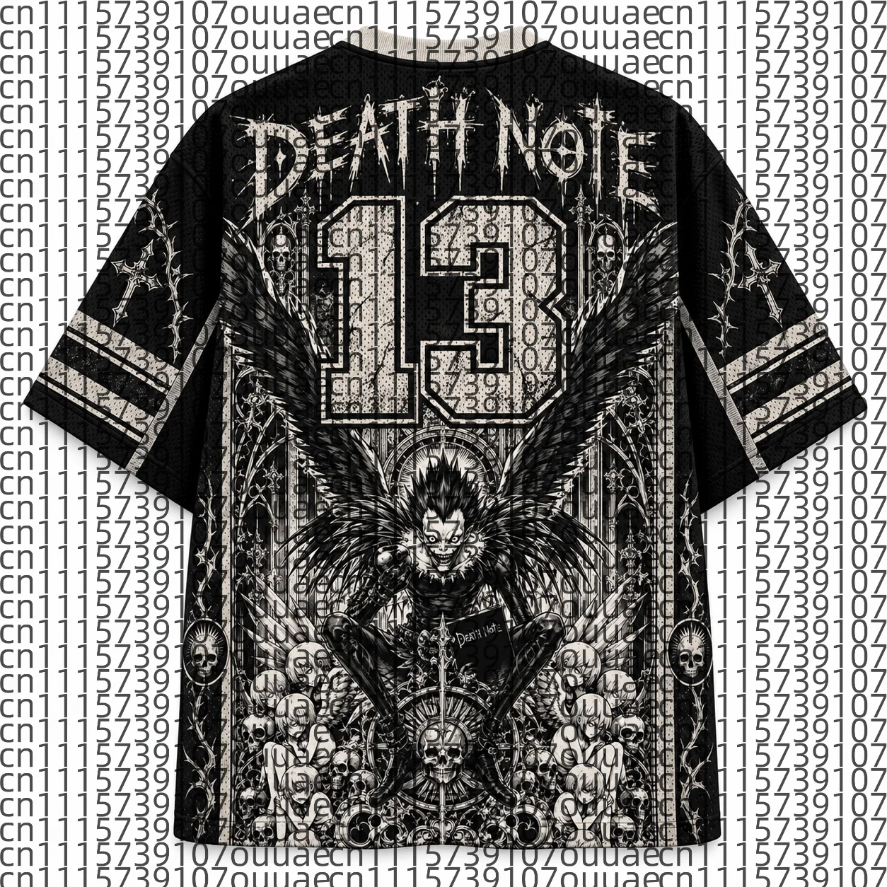2026 Popular 80s Themed Sports Fashion Short Sleeved V-neck Mesh Streetwear Retro Band Movie Game Fan Gift T-shirt