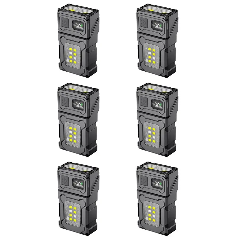 

СПЕЦИАЛЬНОЕ ПРЕДЛОЖЕНИЕ: 6X COB перезаряжаемый рабочий фонарь, мини-фонарь для кемпинга, фонарь для бега, фонарь для езды на велосипеде и сигнальный фонарь.