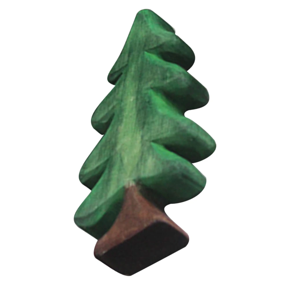 

Compact Wooden Christmas Tree Tabletop Ornament Small Lightweight Xmas Mantel Shelf Centerpiece for Festive Holiday Decor