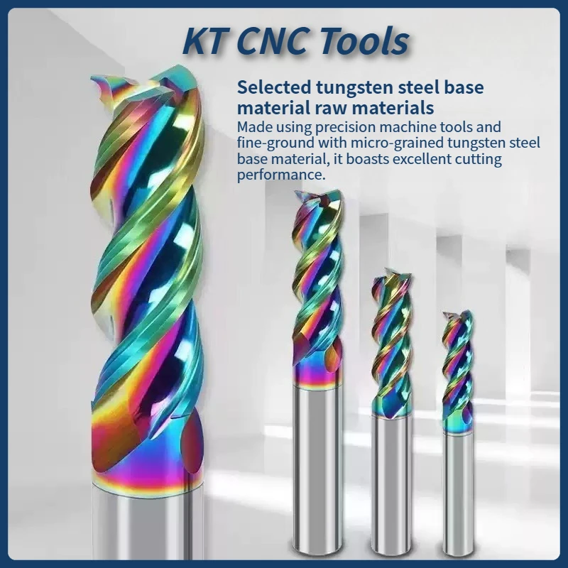 

U Slot Carbide Endmill HRC65 3 Flute DLC Coating Tungsten Steen Milling Cutter 4mm 6mm 8mm 10mm 12mm CNC Tools for Aluminum