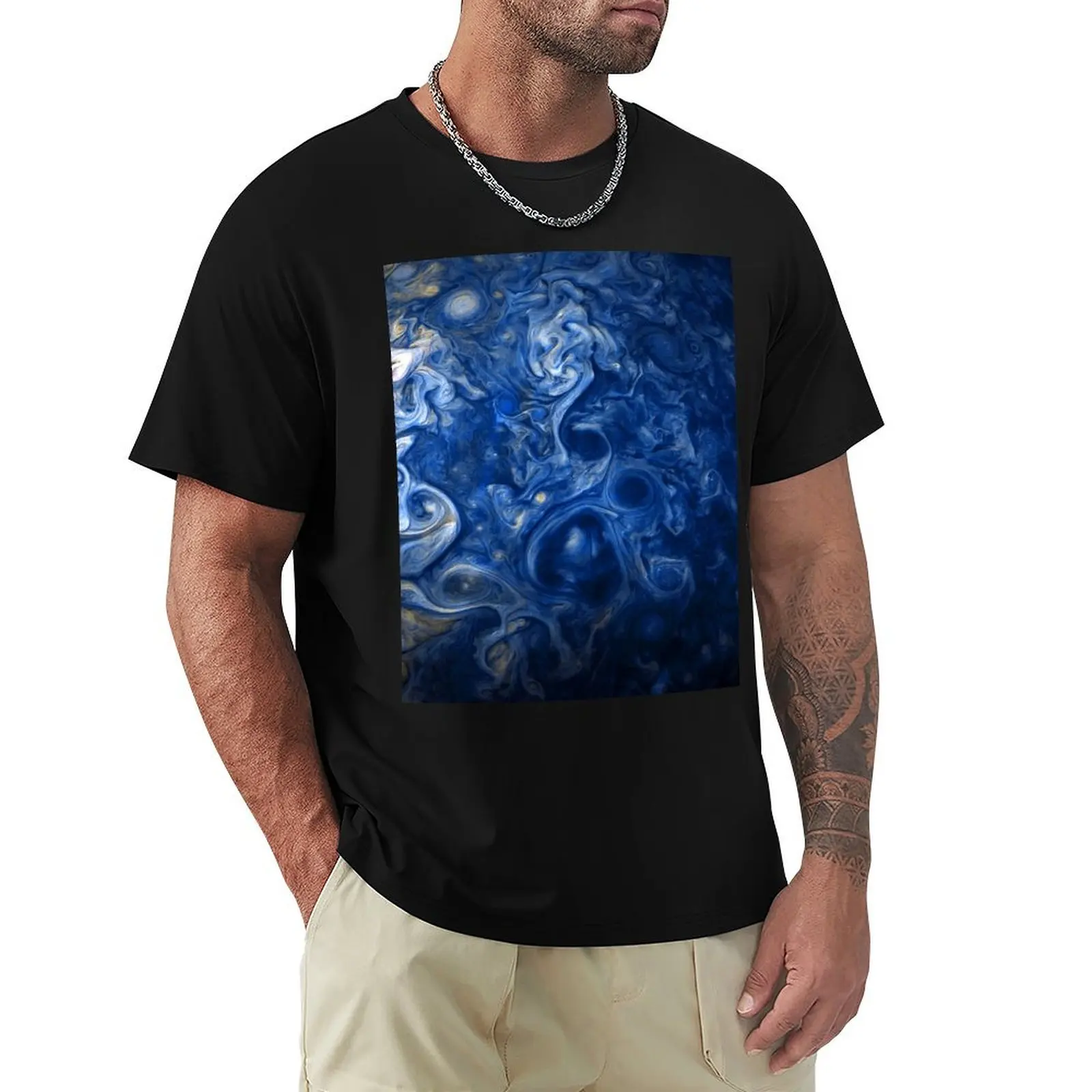

Jupiter's Clouds in Blue T-Shirt plain Funny t-shirt mens shirts graphic tee
