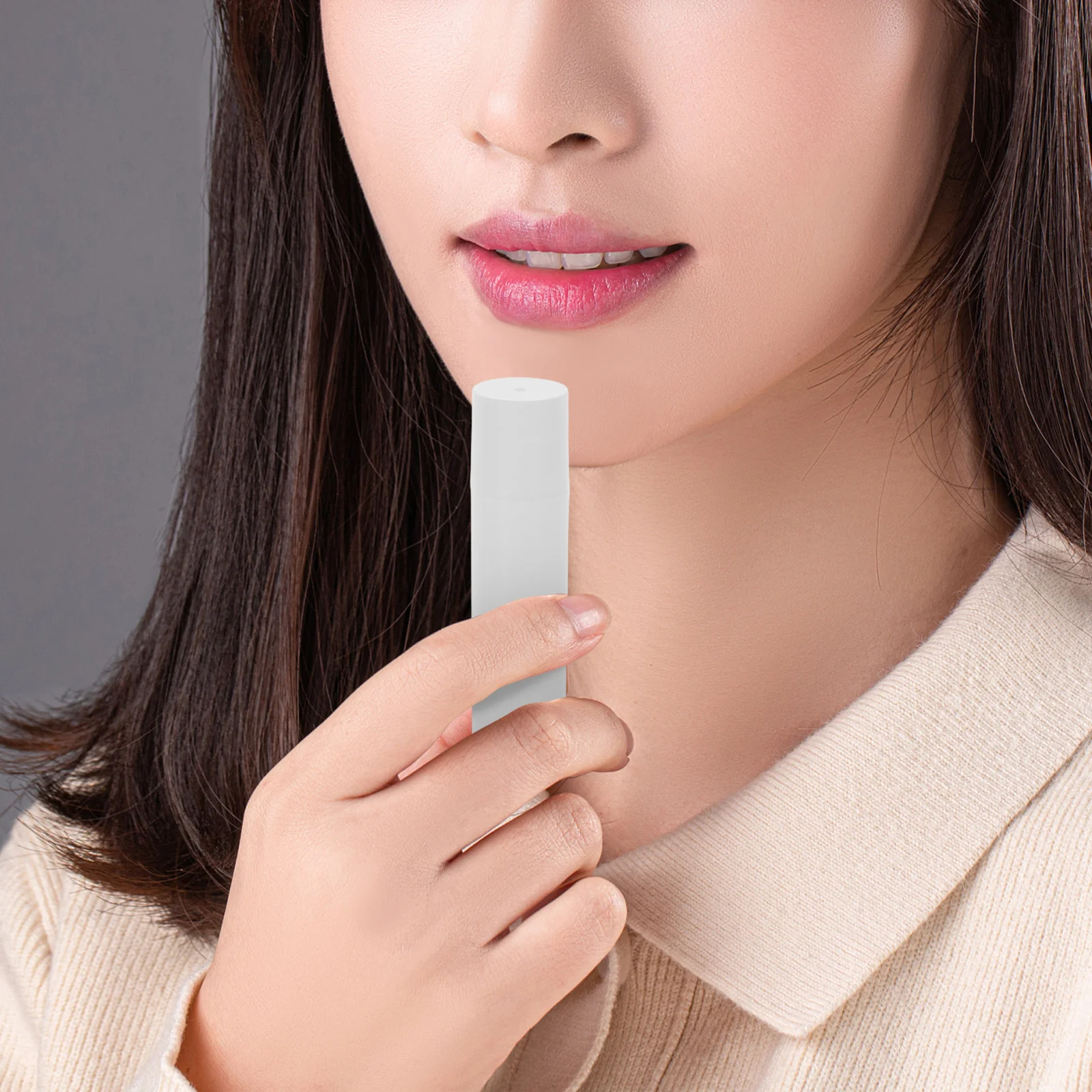 หลอดลิปบาล์มเปล่า 5G จำนวน 50 ชิ้น ทนทาน ใช้งานได้จริง สำหรับงาน DIY ทำเอง สีขาว