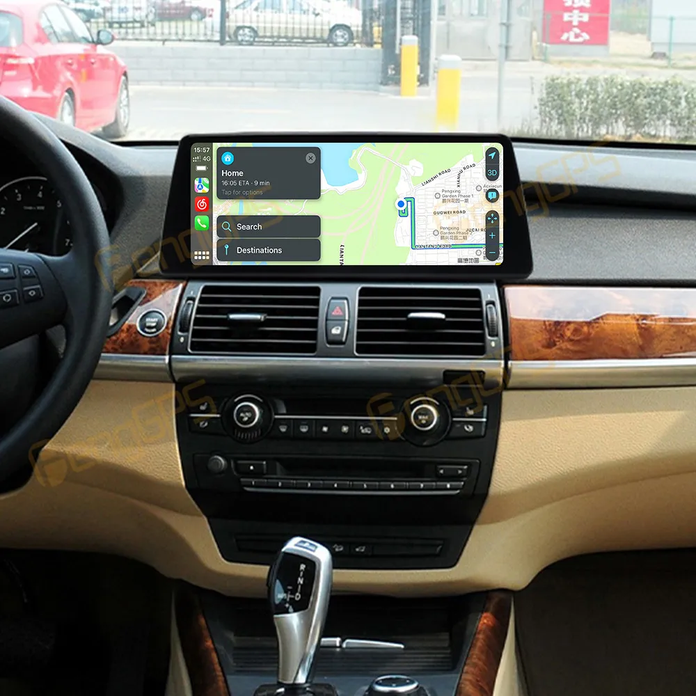 Linux Carplay Car Radio For BMW X5 X6 2008-2010 CCC 2011-2013 CIC Multimedia Player Stereo with Youtube Video Mobile music BT FM