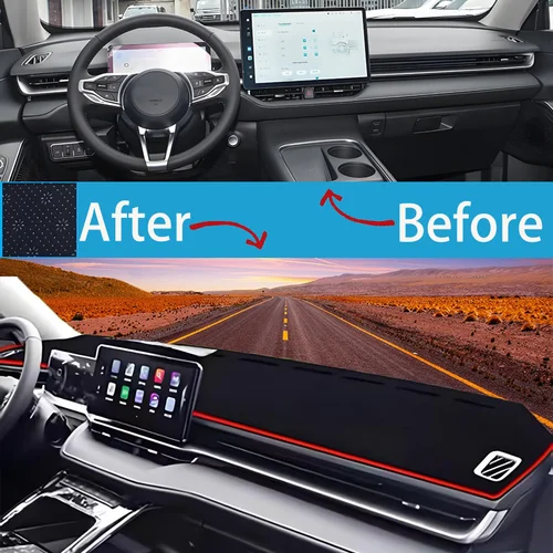 Imagen 2 del producto Piezas de automóvil para Haval H6 2021 ~ 2025 HEV PHEV, cubierta para salpicadero de coche, alfombrilla para Panel de instrumentos, alfombras, accesorios antideslizantes