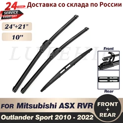 Wiper Front & Rear Wiper Blades Set For Mitsubishi ASX Outlander Sport RVR 2010 - 2022 2011 2012 Windshield Windscreen 24