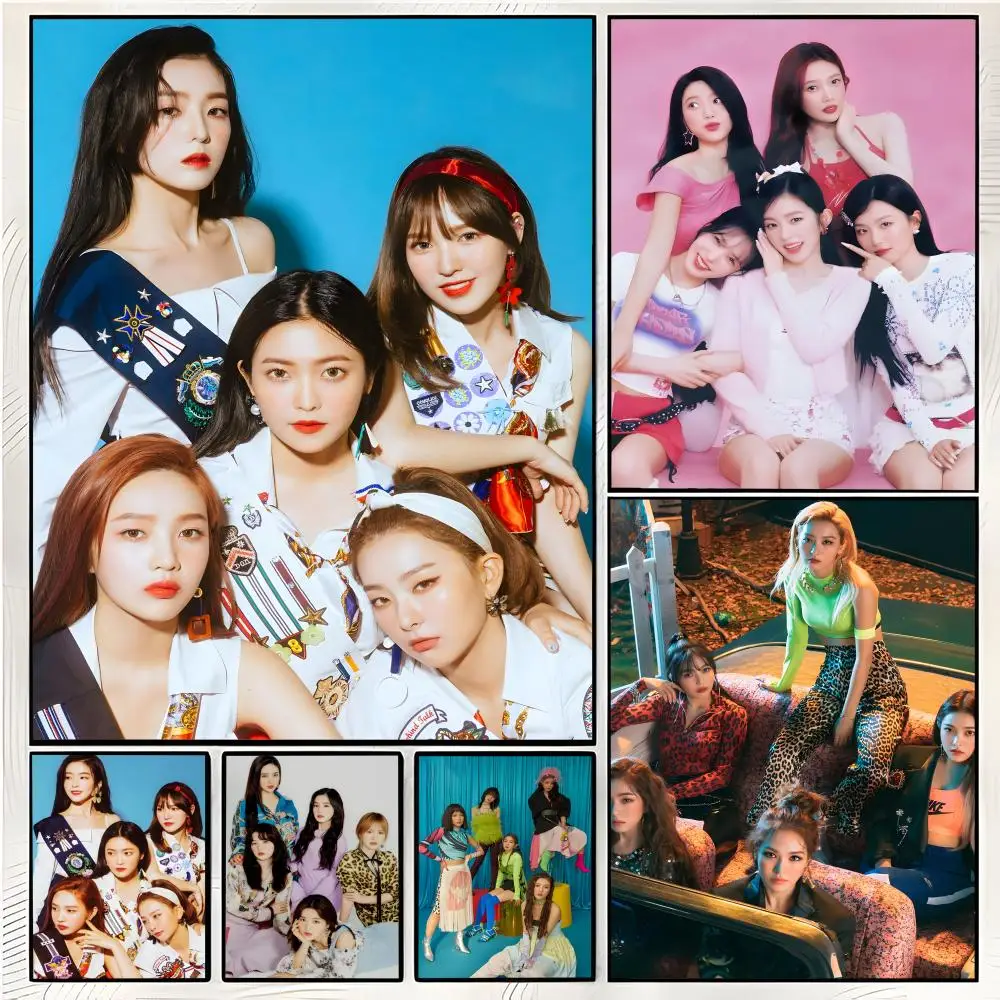 kpop girl group decor R-Red Velvet Poster Superior Home Space Pub Indoor Decorative Art & Home Decor