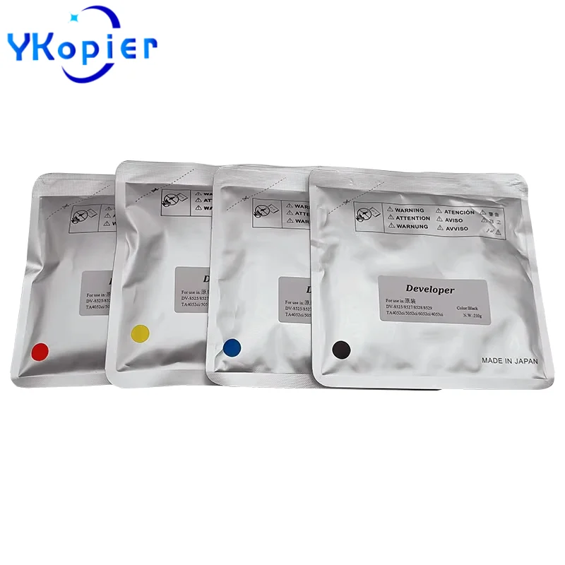 

Original Repack DV8525 Developer Powder For Kyocera DV 8527 8528 8529 TA4052ci 5052ci 6052ci 4053ci 5053ci CMYK 210G Developer