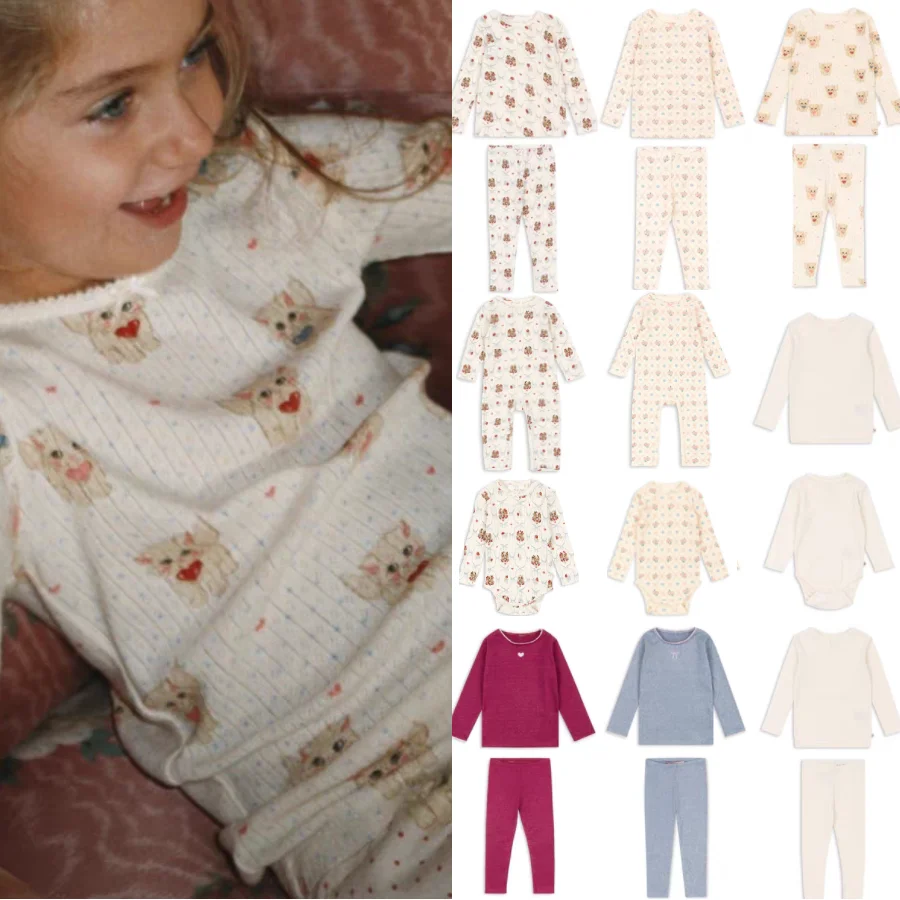 

Children's Undercover 2025 Autumn New Printed Fashion Boys and Girls' Autumn Clothes and Pants Pure Cotton Baby Climbing Clothes