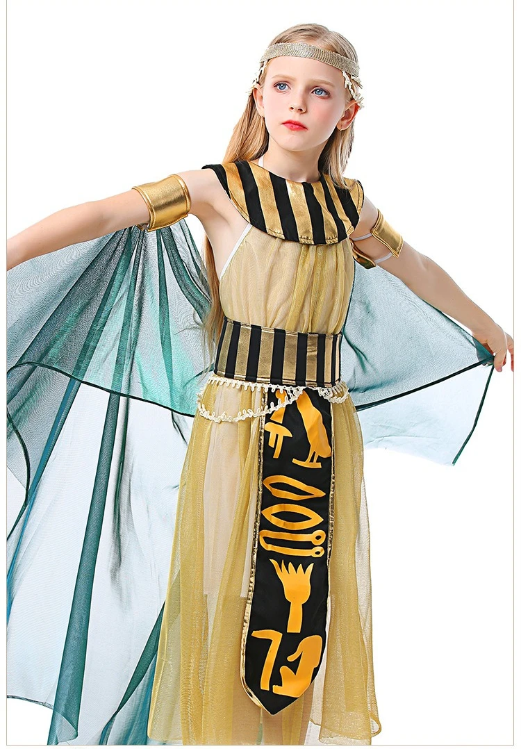 

Костюмы для косплея на Хэллоуин, платье египетской королевы Клеопатры, нарядные платья принцессы Древнего Египта, карнавальная вечеринка, сценическое шоу