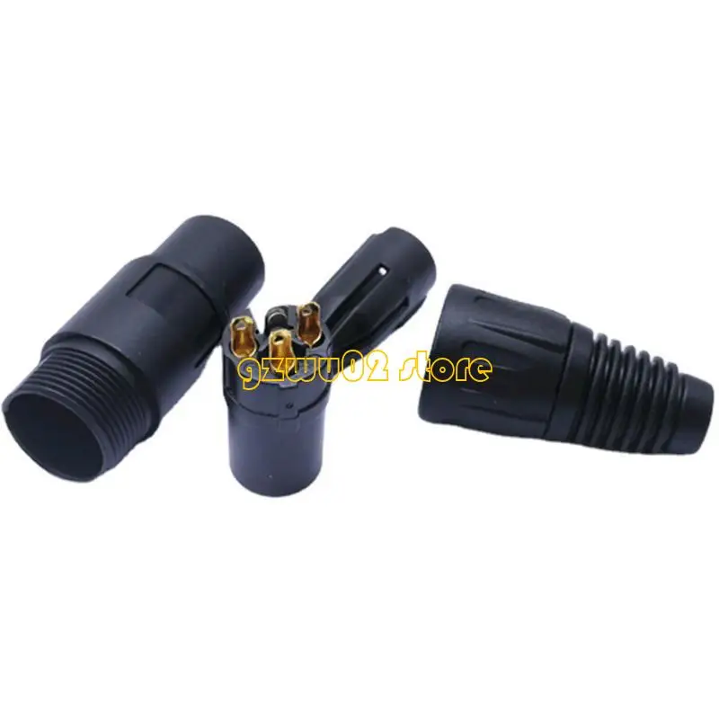 L93B XLR Plug Connector 3 Pin Male/Female Adapter for Audio Cable