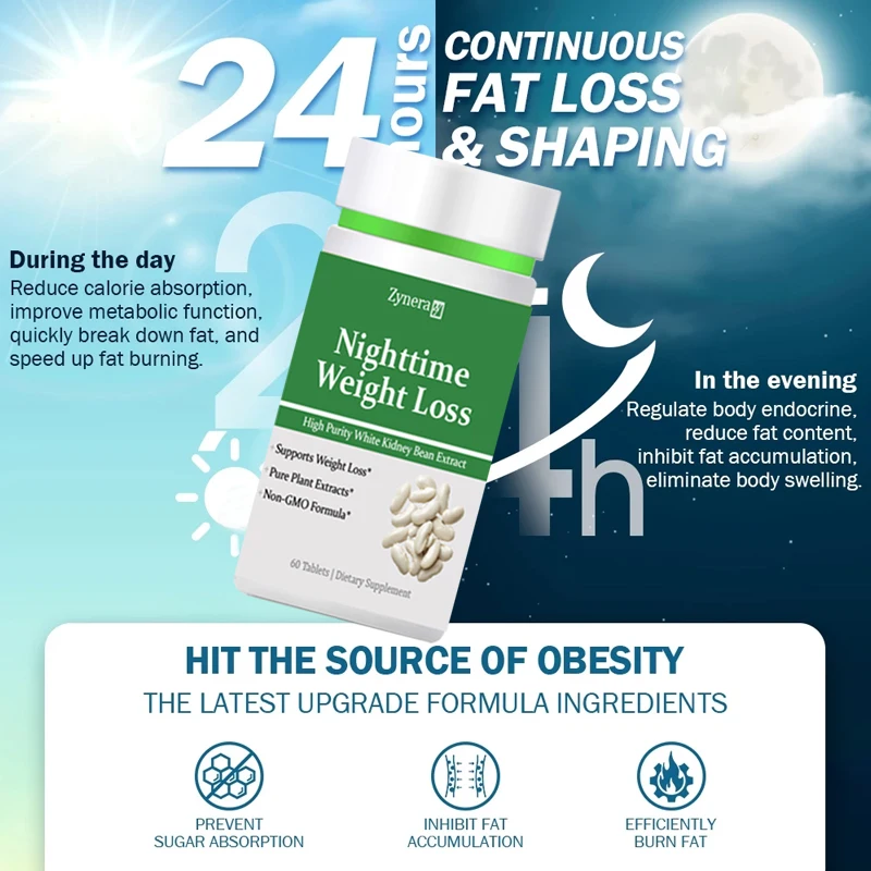 Slimming Pills Fat Burner for Weight Loss Boost Meta-bolism Suppress Appetite Support De-tox Belly Slimming for Men and Women view 3