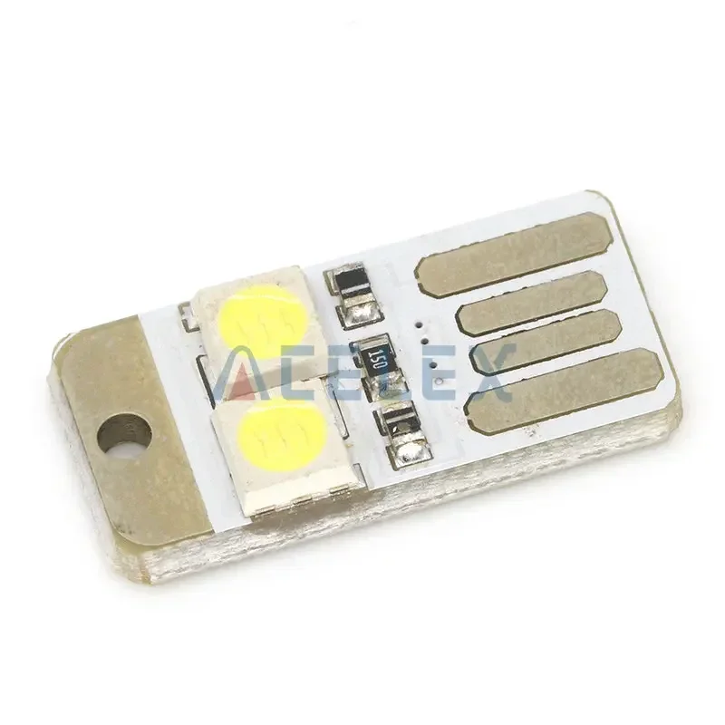 5pcs Mini super bright USB keyboard light notebook computer mobile power supply chip LED Nightlight free shipping