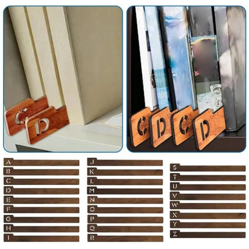 فواصل تسجيلات الفينيل AB39، فواصل التسجيل، فواصل تخزين سجلات الفينيل الأبجدية A-Z سهلة الاستخدام (مجموعتان)