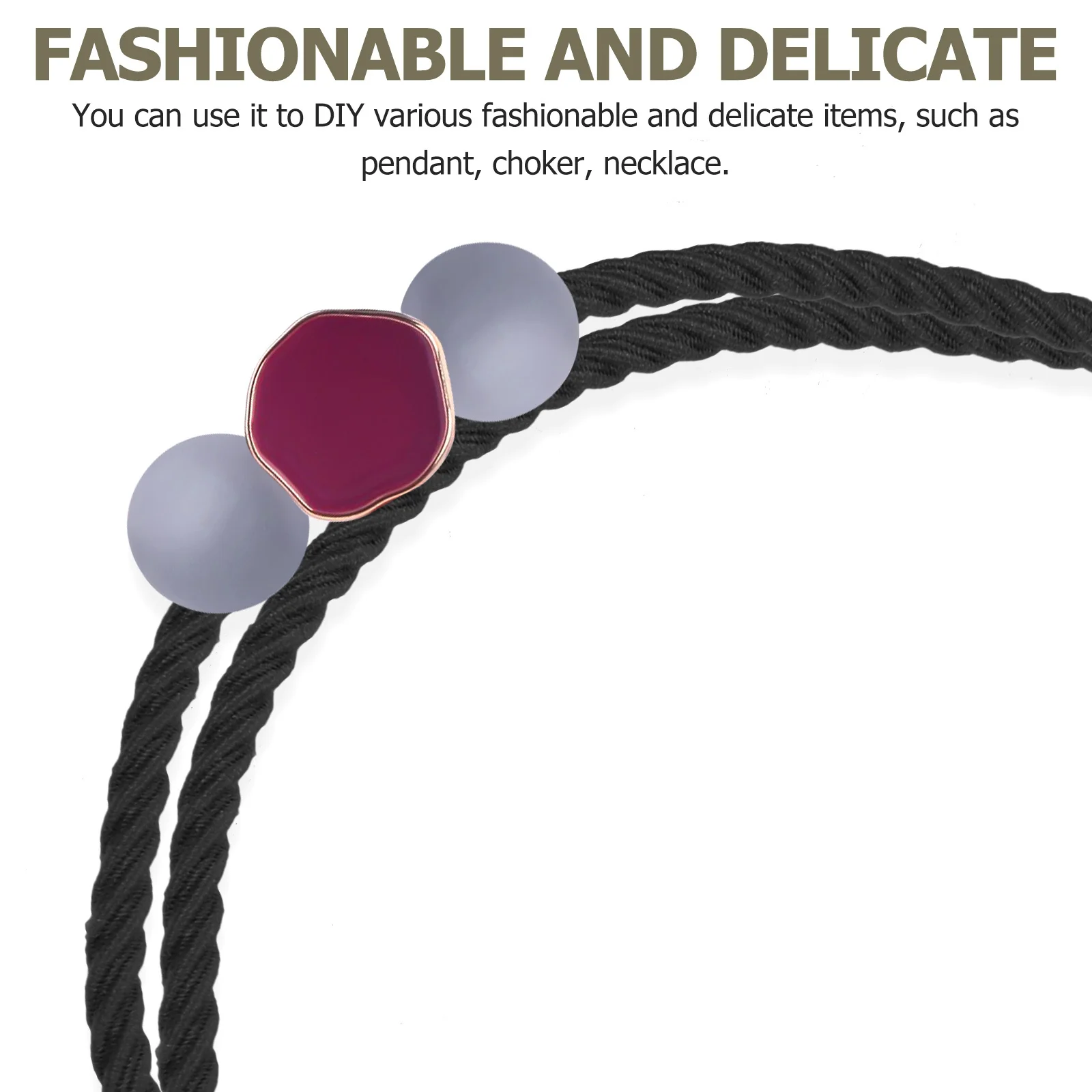 

5Pcs Elastic Hair Tie Cord DIY Jewelry Making Bracelet String Elastic Beading Thread Rope for Bracelets Stretchy Bracelet Cord