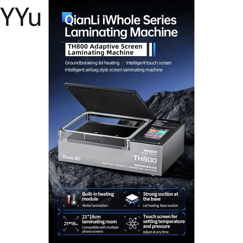 custom for QIANLI TH800 10.4 inch iWhole Series Adaptive Intelligent Airbag Laminating Machine for Curved Flat Screen Repair