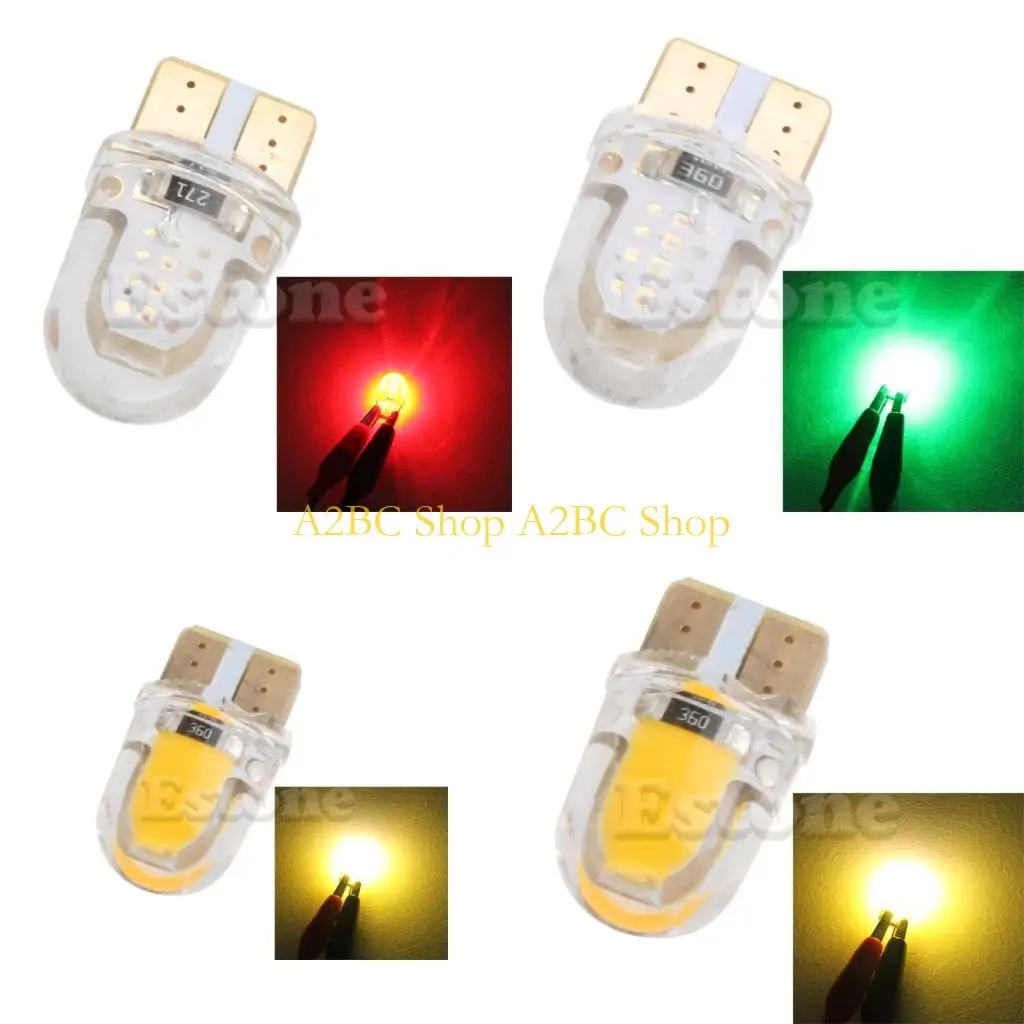

A2BC LED T10 W5W COB LED CANBUS Кремнезем Яркое стекло Лицензионные лампочки 194 168 12 В для постоянного тока Белые лампы для B