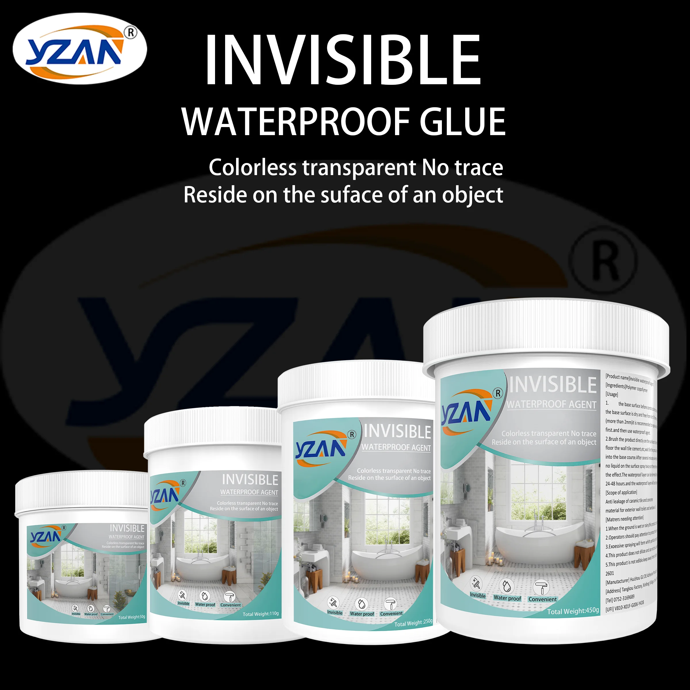 عامل مانع التسرب المقاوم للماء لإصلاح التسرب القوي |   مقاومة للكسر على السطح والجدران الخارجية |   مقاومة للطقس ومضادة للتسرب