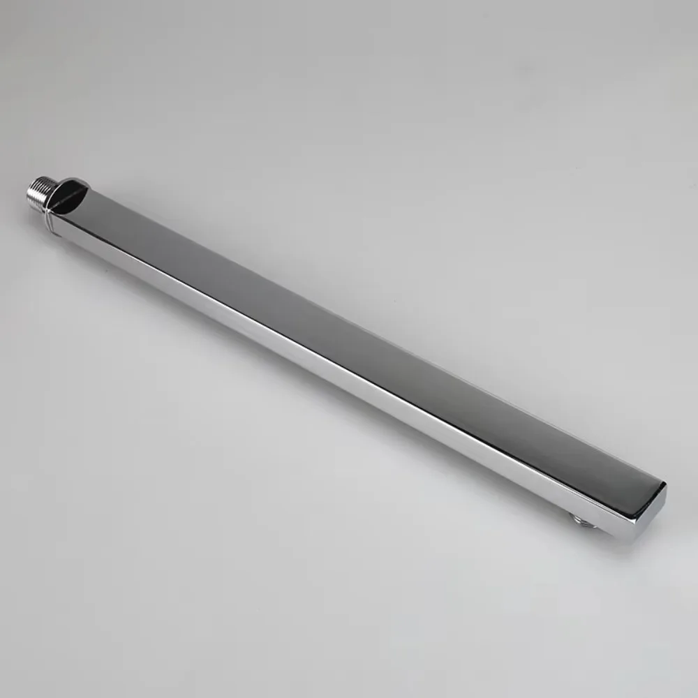 

Настенный фиксированный кронштейн для душа G1/2, удлиненные трубки для воды из нержавеющей стали, 40 см, удлинитель насадки для тропического душа, оборудование для ванной комнаты