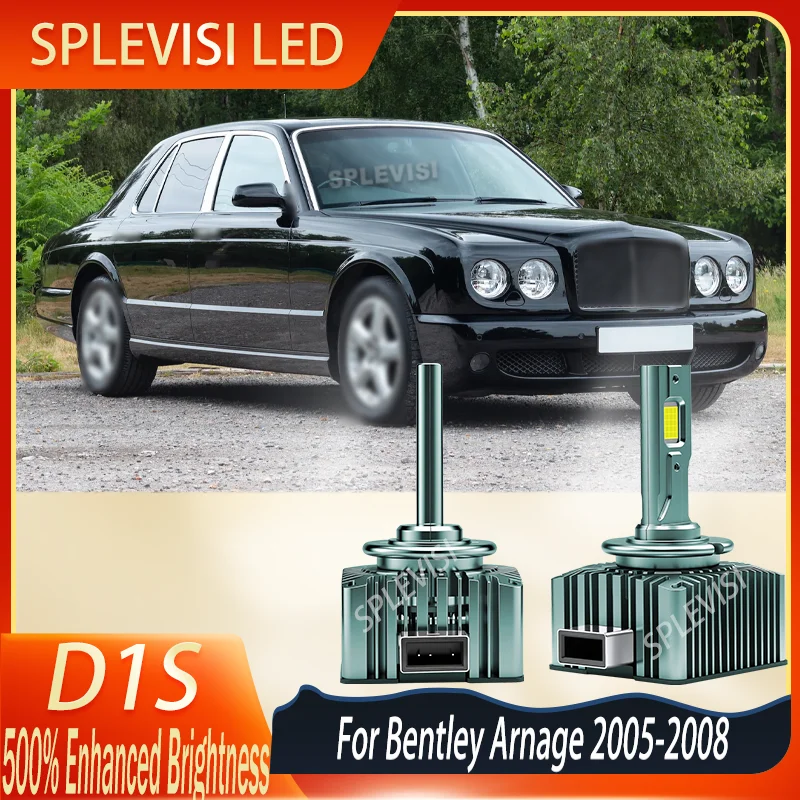 Phares LED D1S Faisceau focalisé, pas de taches foncées, moins de carie donnant plus de temps de réaction. Pour Bentley Arnage 2005 2006 2007 2008