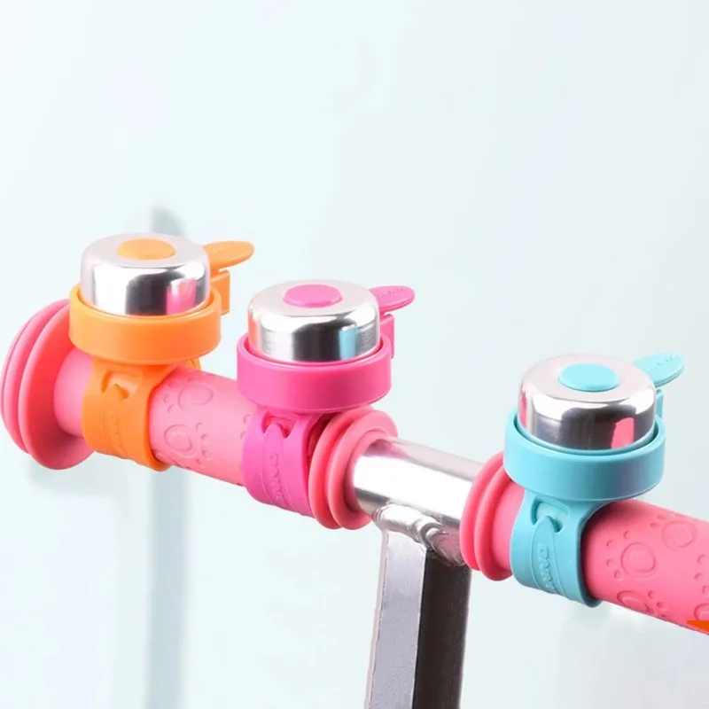 1PC Baby Scooter Bell Lovely Kids Bike Bell Strap Bicycle Bell Funny Bike Accessory for Kids Bike Use Bicycle Accessories 자전거벨