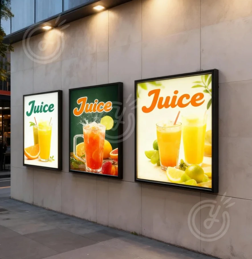 مخصص في الهواء الطلق لوحة شعار جدار تسجيل Led مضيئة الإعلان لافتة رسائل الأعمال مجلس طباعة صندوق النيون ملصق علامات معدنية #3