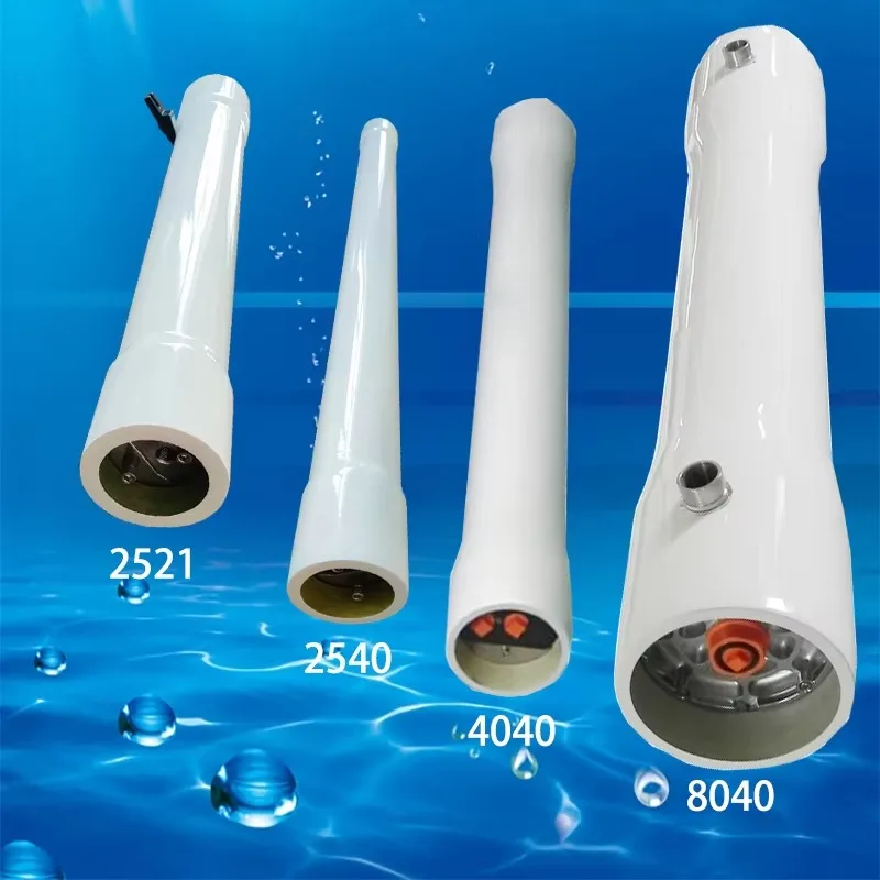 2521 25240 4040 8040 FRP Pressure Vessel Seawater Desalination RO Water System Membrane Housing Filter Vessel Fiber Rein Plastic
