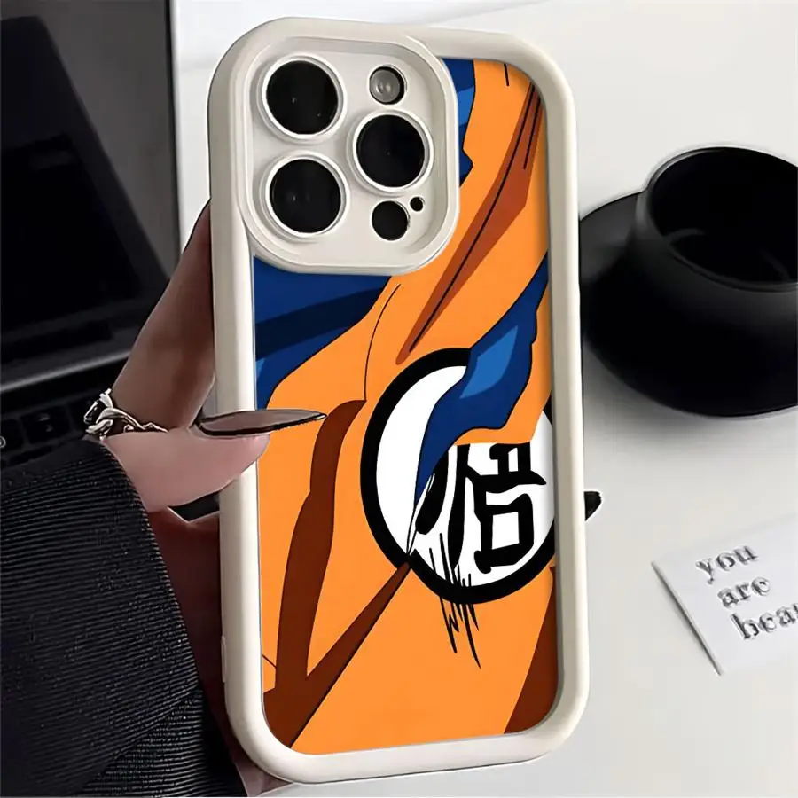 Goku Martial Arts Uniform Case for iPhone 16e 17 Air XS Max 15 16 14 Plus XR 13 12 11 Pro Max Soft Cover view 4