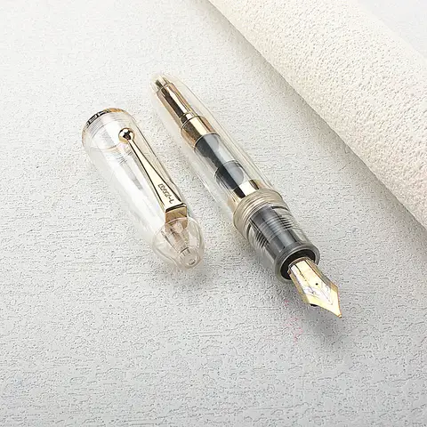 JINHAO 9019 Fountain Pen Size Resin Pen EF/F/M Nib with Large Converter Stationery Office School Supplies Writing Pen