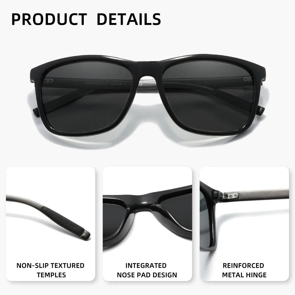 KINGSEVEN نظارات الموضة الرجال النساء القيادة نظارات واقية الكلاسيكية العصرية في الهواء الطلق الاستقطاب UV400 نظارات الذكور عادية