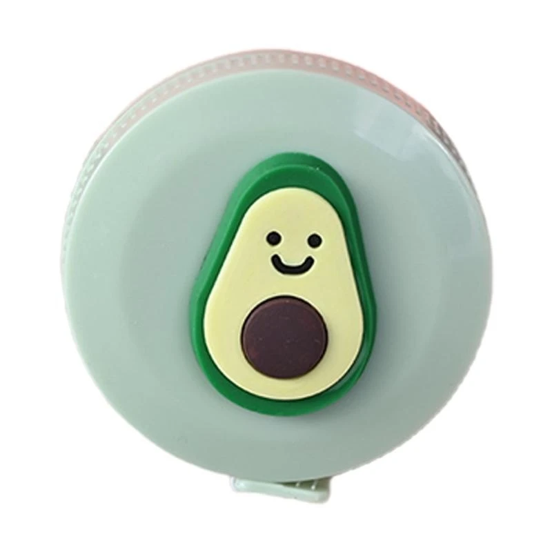 J0MC Flower Strawberry Designs Retractable Measuring Tape 150cm Long for Daily Need