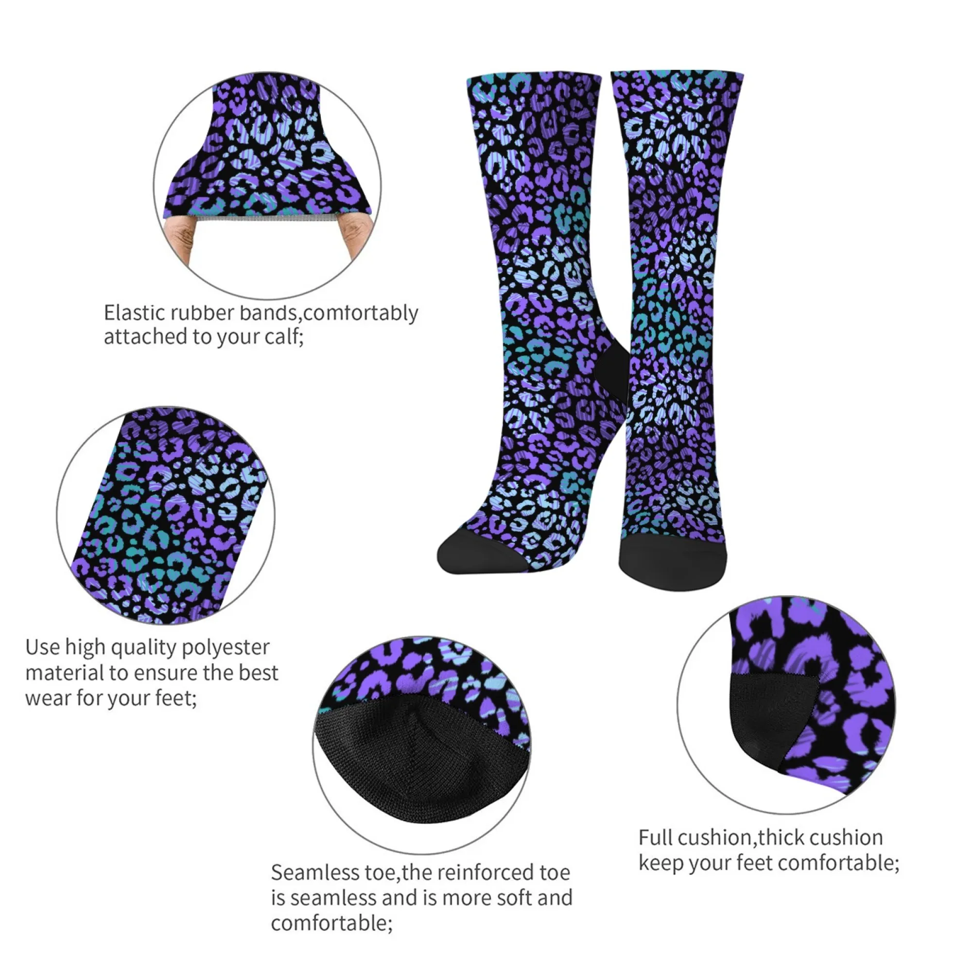 Neon Luipaardprint Sokken Y2K - Street Fashion Style Youtube recensie en prijs