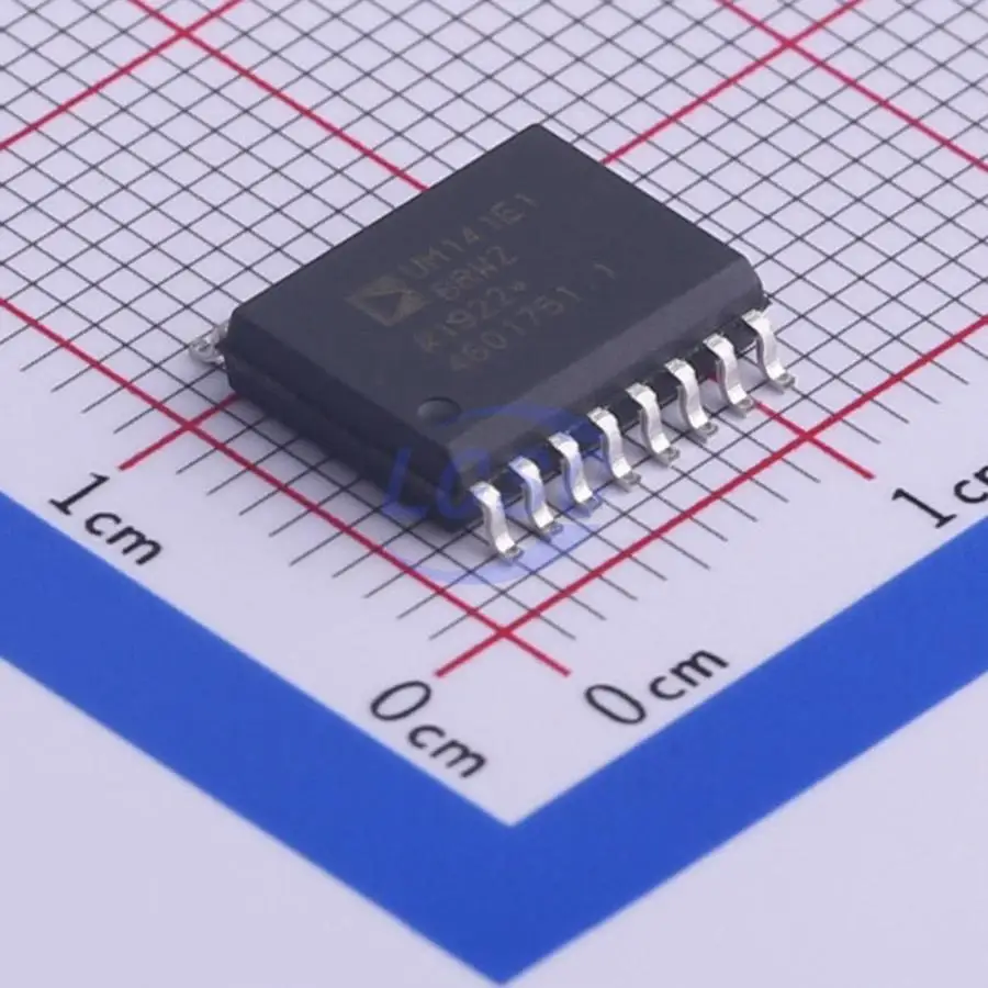 10Pcs/Lot Original UM141E1BRHZ General Purpose Digital Isolator 3750Vrms 4 Channel 150Mbps CMTI 16-SOIC ADUM141E1BRWZ-RL