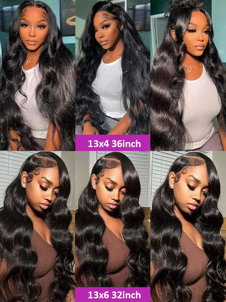 13x6 HDレースフロントウィッグ　ボディウェーブ　レースフロントウィッグ　13x4 ボディウェーブ　生え際処理済み人毛レースフロントウィッグ　女性用