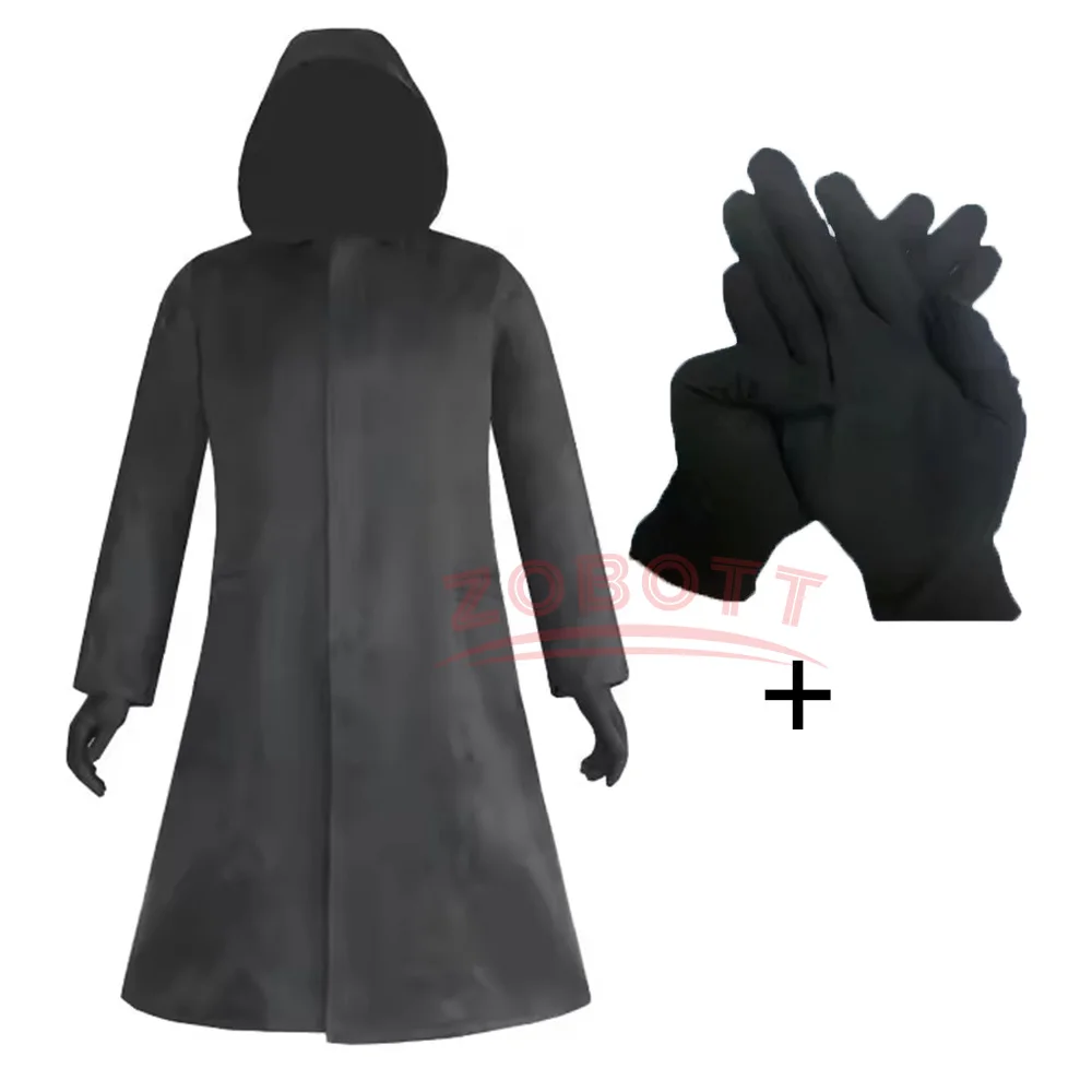 Schwarzer Anzug Narr Outfit Cosplay Halloween Arbeitsuniform Rollenspiel Charakter Performance Kostüm Modern Dance Kleidung