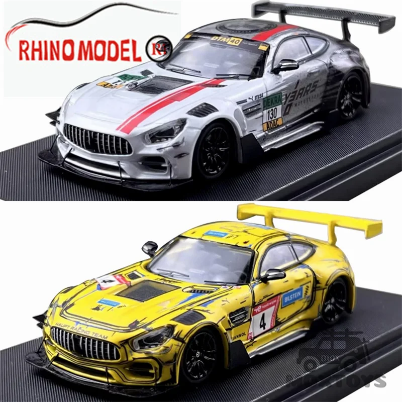 Rhino Model 1:64 GT S 2024 DTM / Yellow Limited499 Diecast Model Car