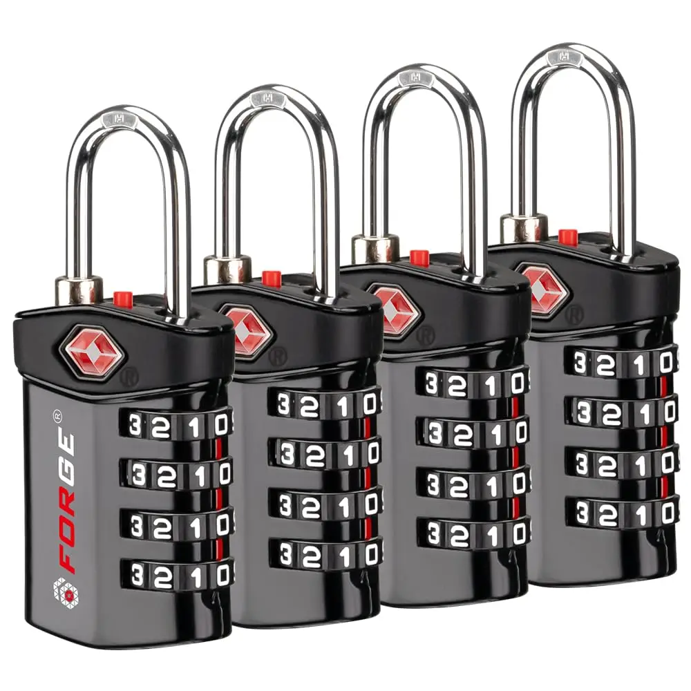 

Travel Lock,TSA Approved Luggage Locks for Air Travel, Gym Lockers, School Lockers, Pelican Cases, Gun Case, Easy Read Dials