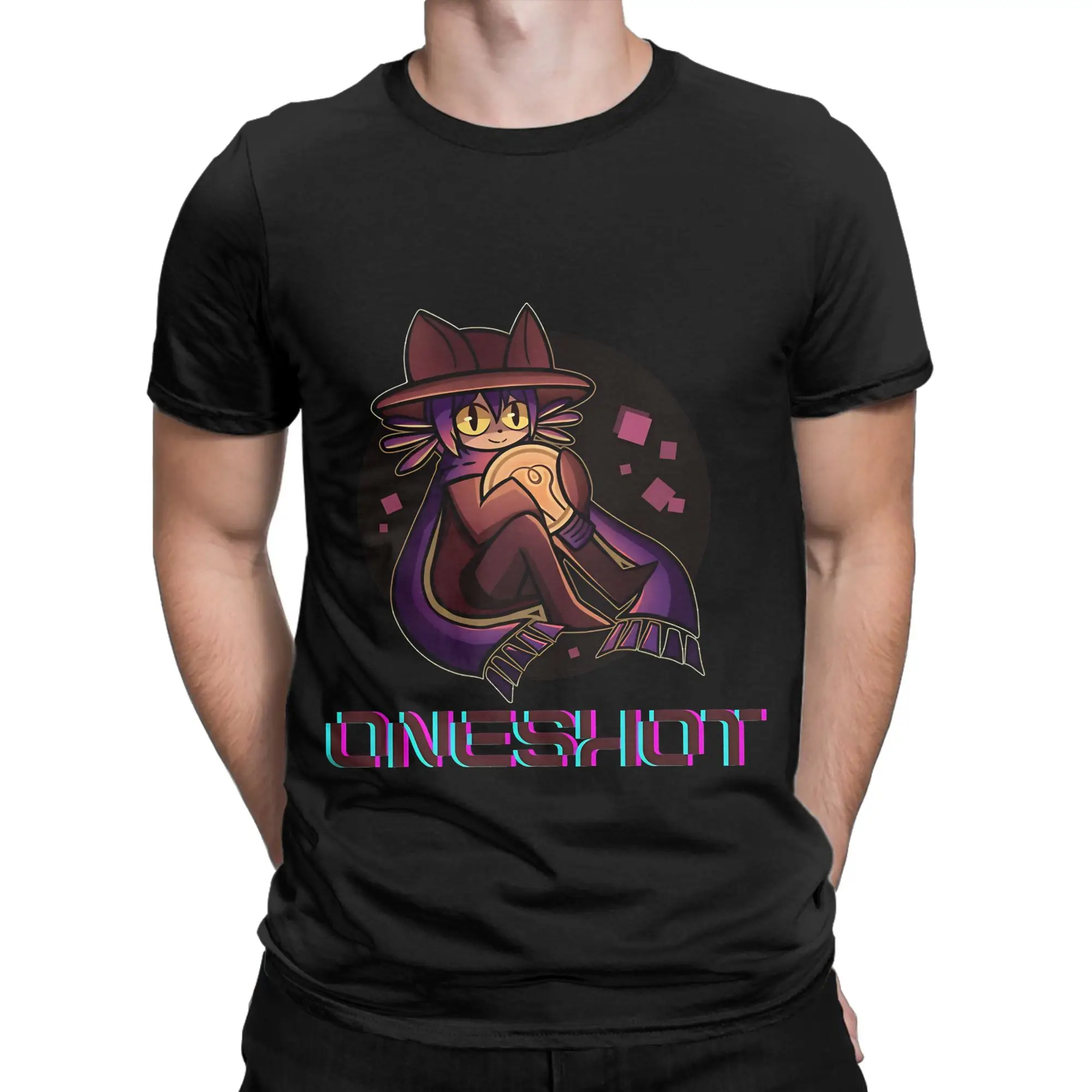 OneShot Classic Funny 100% Cotton T-Shirt OneShot Tops Tees For Men