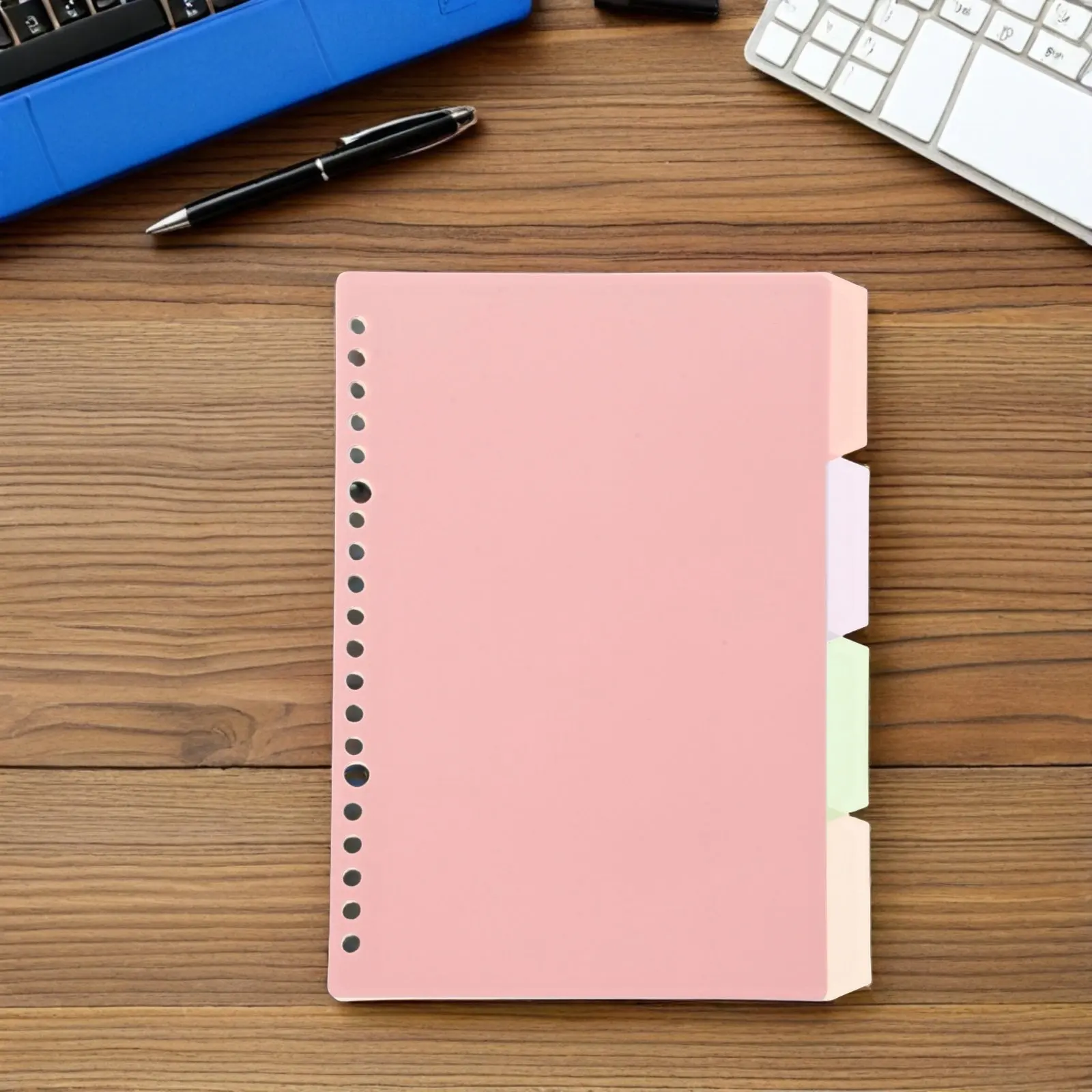 

6 Sets Binder Dividers Tabs Loose Leaf Notebook Index Pages Colorful Plastic Folder Organizer Sheets School Office Sorting