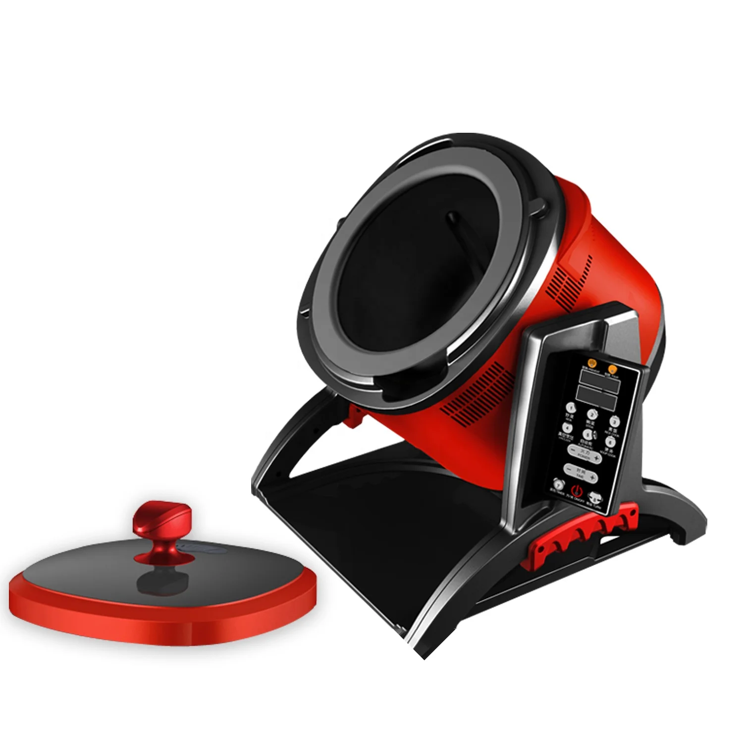 Smart Cooking Robot Chef 6 - 6.5L Auto Stir-Fry Soup Pot with Rotation Base, Household Automatic Cooking Machine
