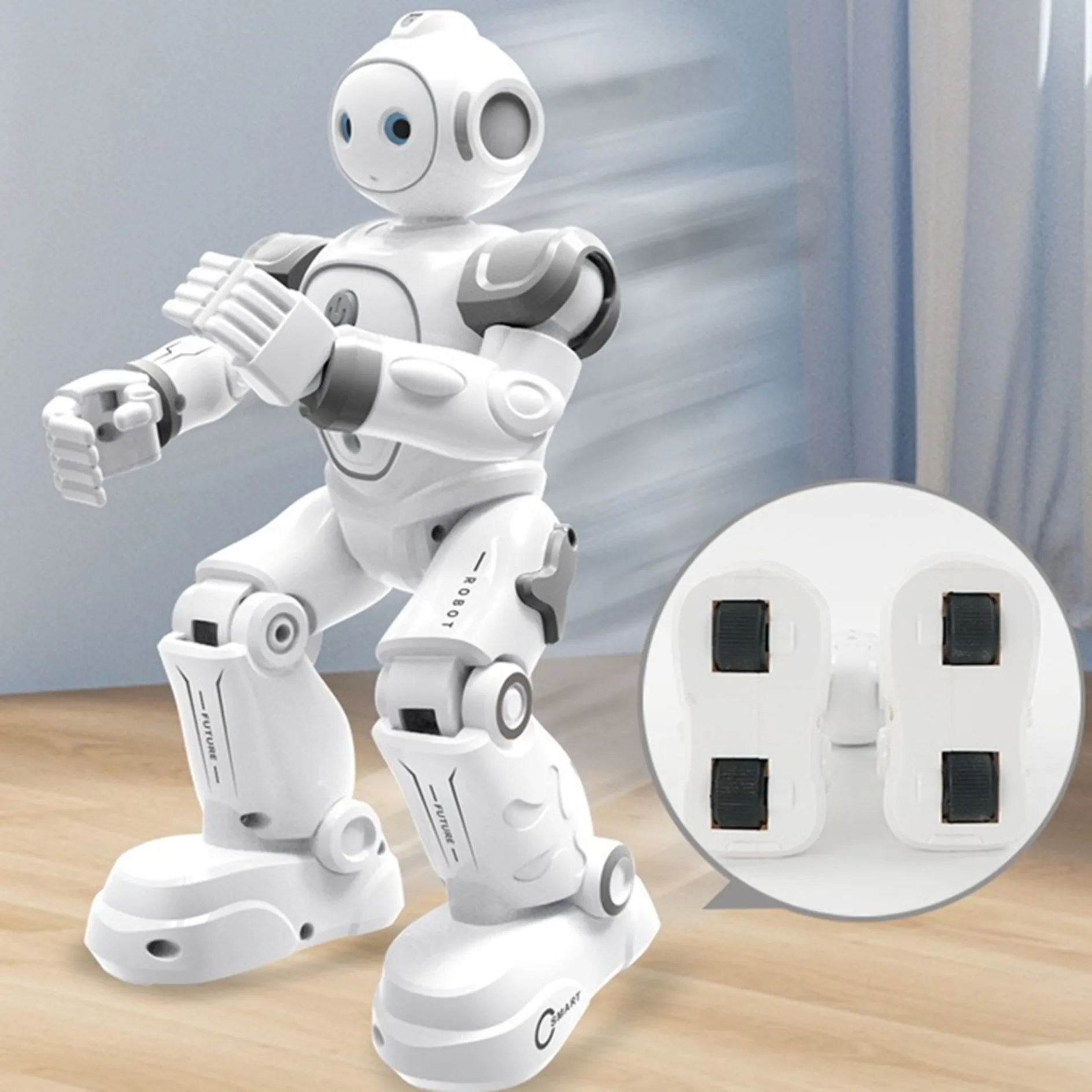 Remote Control Intelligent Programming Robot Dancing Singing Gesture Sensing Speech Learning Brain Boosting Child Smart Machine