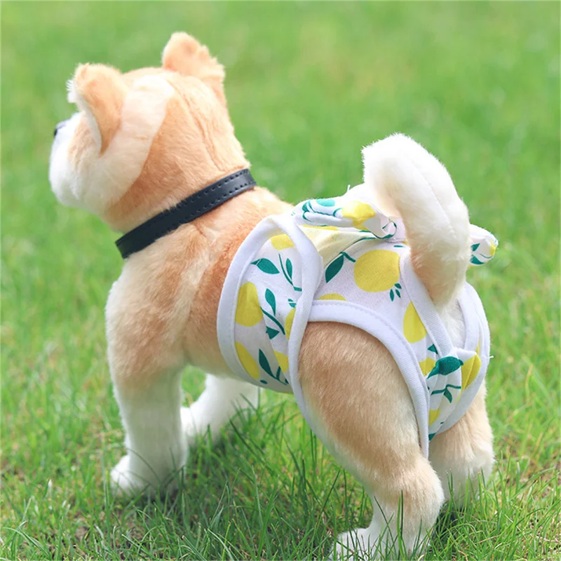 Reusable Female Dogs Diaper Pants Sanitary Female Dog Pants Diapers for Dogs Menstruation Pet Cat Physiological Safety Pants