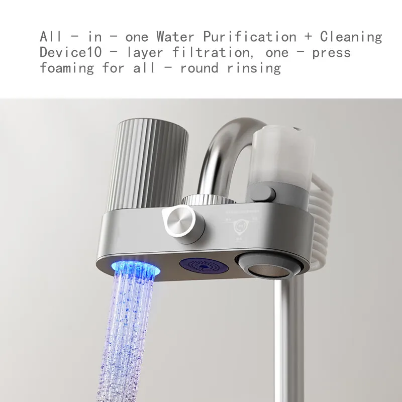 10-Stage Activated Carbon Household Kitchen Faucet Water Filter Impurities/Rust Chlorine Removal Multi-Functional For Outdoor