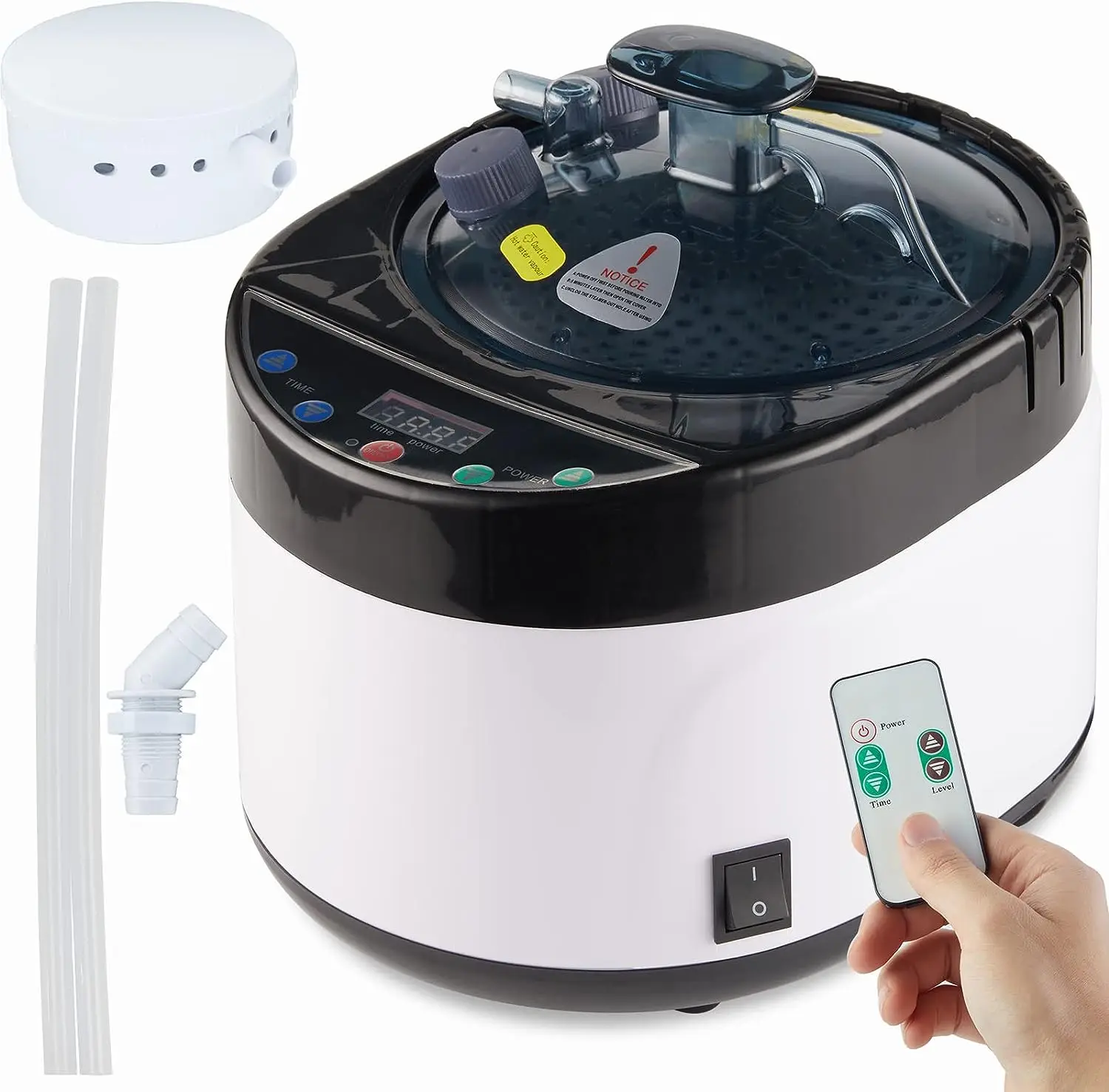 Sauna Steam Generator For 4L 2KW Heater Accessories Larger Capacity Bath Shower Cabin Wooden Barrel Sauna Steamer