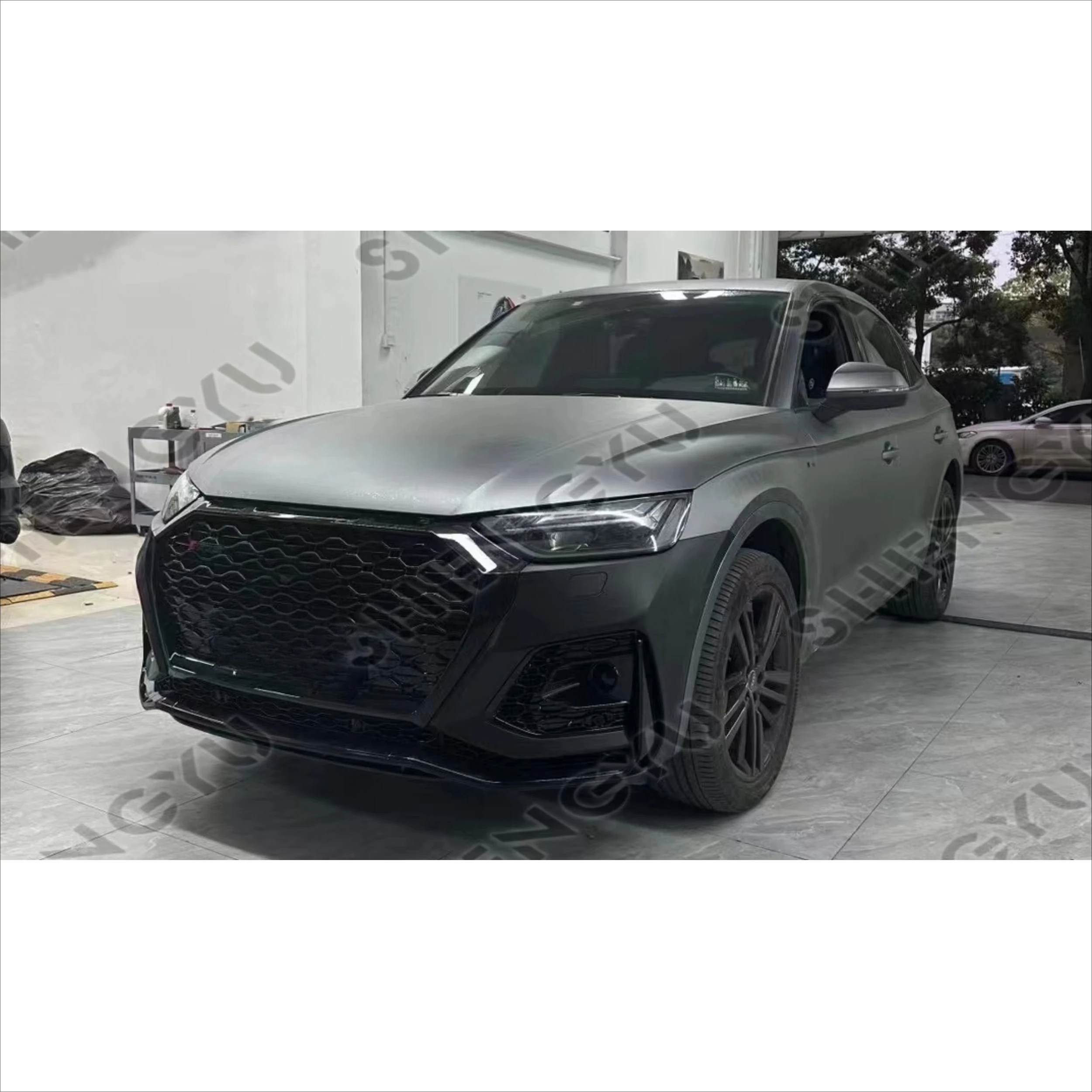 

STLF TJH Высококачественный автомобильный бампер для Q5 2021-2023 года, обновление до модели RSQ8, системы кузова, включает в себя передний бампер в сборе с