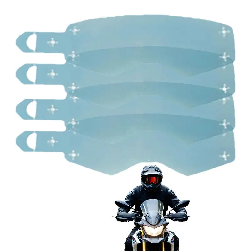 

Motorcycle Riding Glass Film 4X Anti-dirty Motorbike Goggles Len Protective Screen High Visual Performance Motorcycle Riding