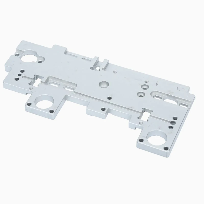 

Silver Anodized Aluminum Plate Design Drawings Custom CNC Machining