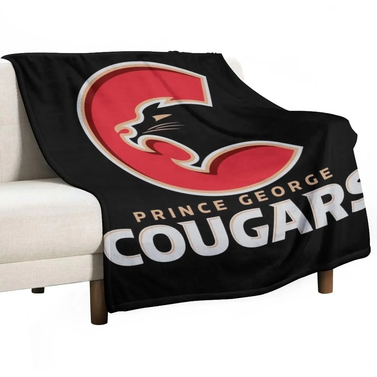 

Prince George Cougars Throw Blanket Extra Large Throw Polar Blankets