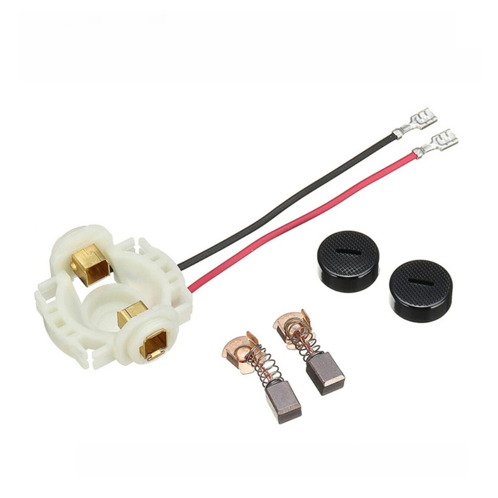 5 Piece Carbon Brush Cap Holder Set For BGA450 BGA452 DGA452 BJS161 CB430 Angle Grinder Motor Repair Replacement Parts