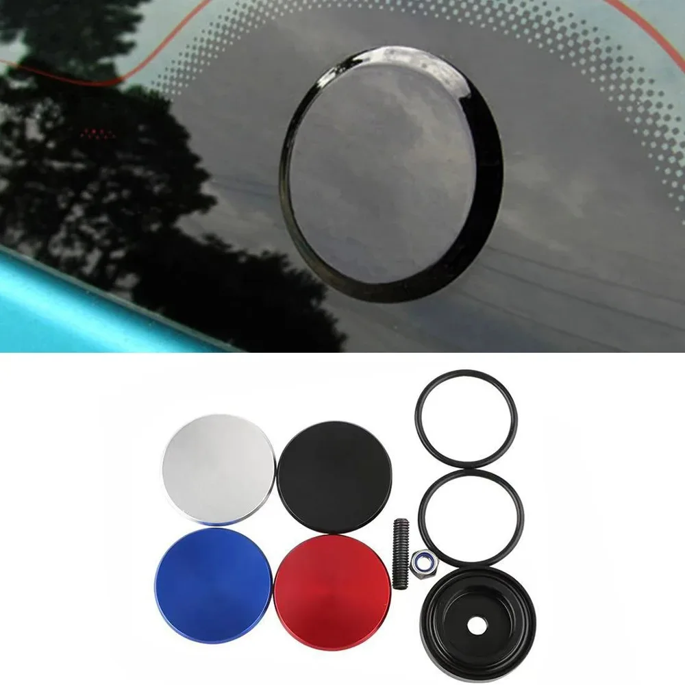 Aluminum Car Rear Wiper Delete Kit 30-40mm O-ring Seal Block Off Plug Cap Rear Window for Honda Civic/ Acura RSX DC5 Integra