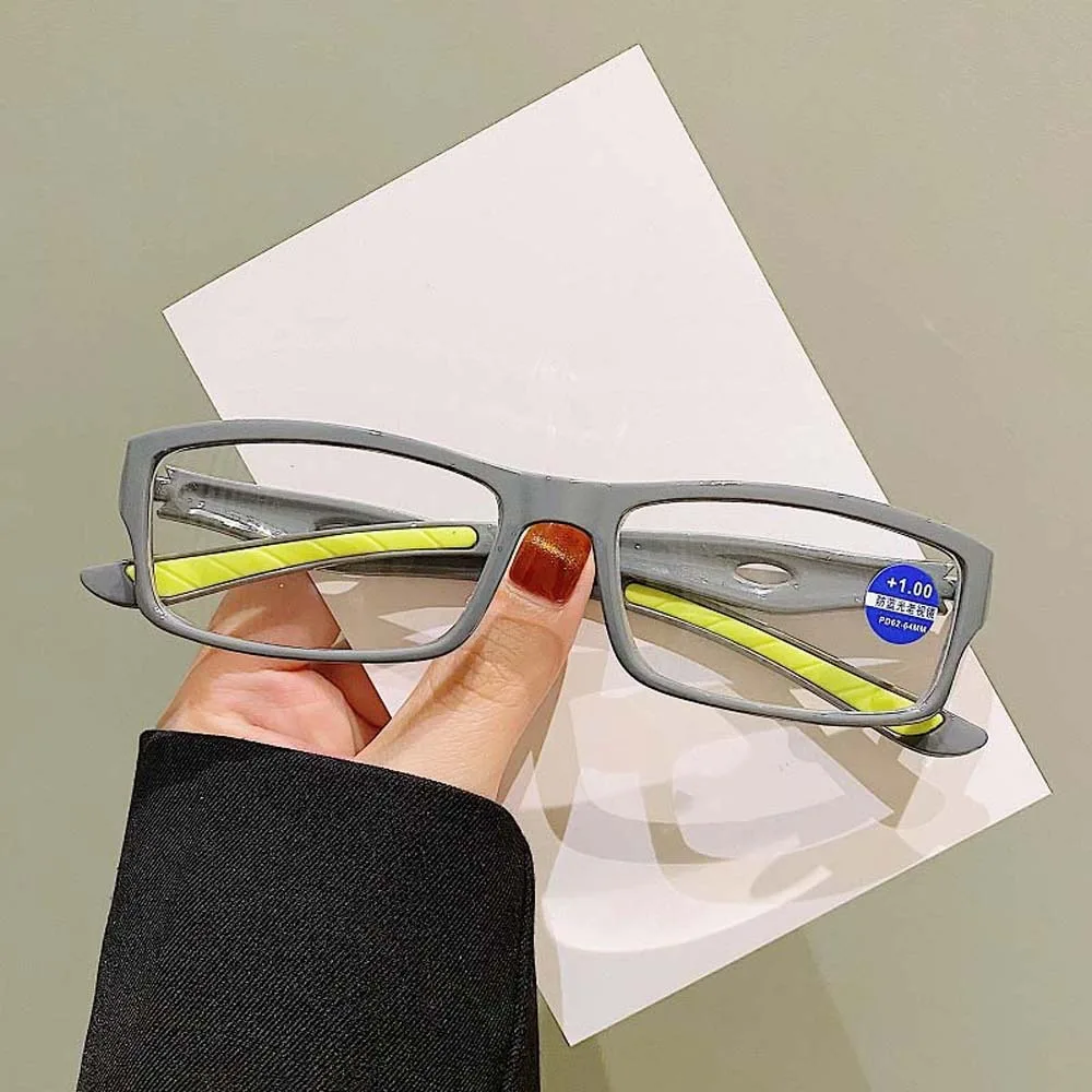 

Очки для чтения из сплава с защитой от синего света, аксессуар для костюма, легкие унисекс-очки для пожилых людей, для просмотра фильмов